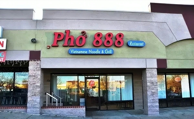 越南河粉店的招牌都能有個吉祥數字5